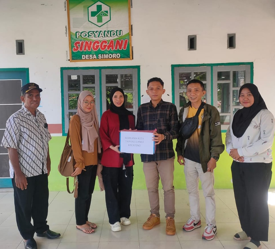 Penyerahan bantuan penurunan stunting dari Brida Sulteng, di desa Tuva Kabupaten Sigi, Sabtu (23/3) foto IST