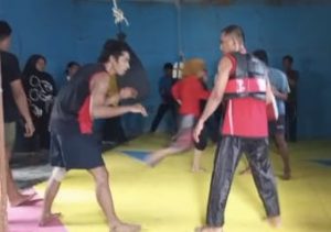 Firmansyah saat melakukan pemulihan latihan persiapan mengikuti Porprov Sulteng, Januari 2026.

foto: tangkapan vedio